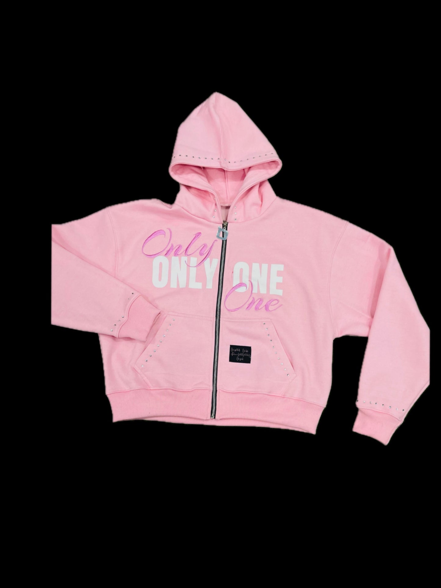 Pink “Rose” Zip Up Jacket