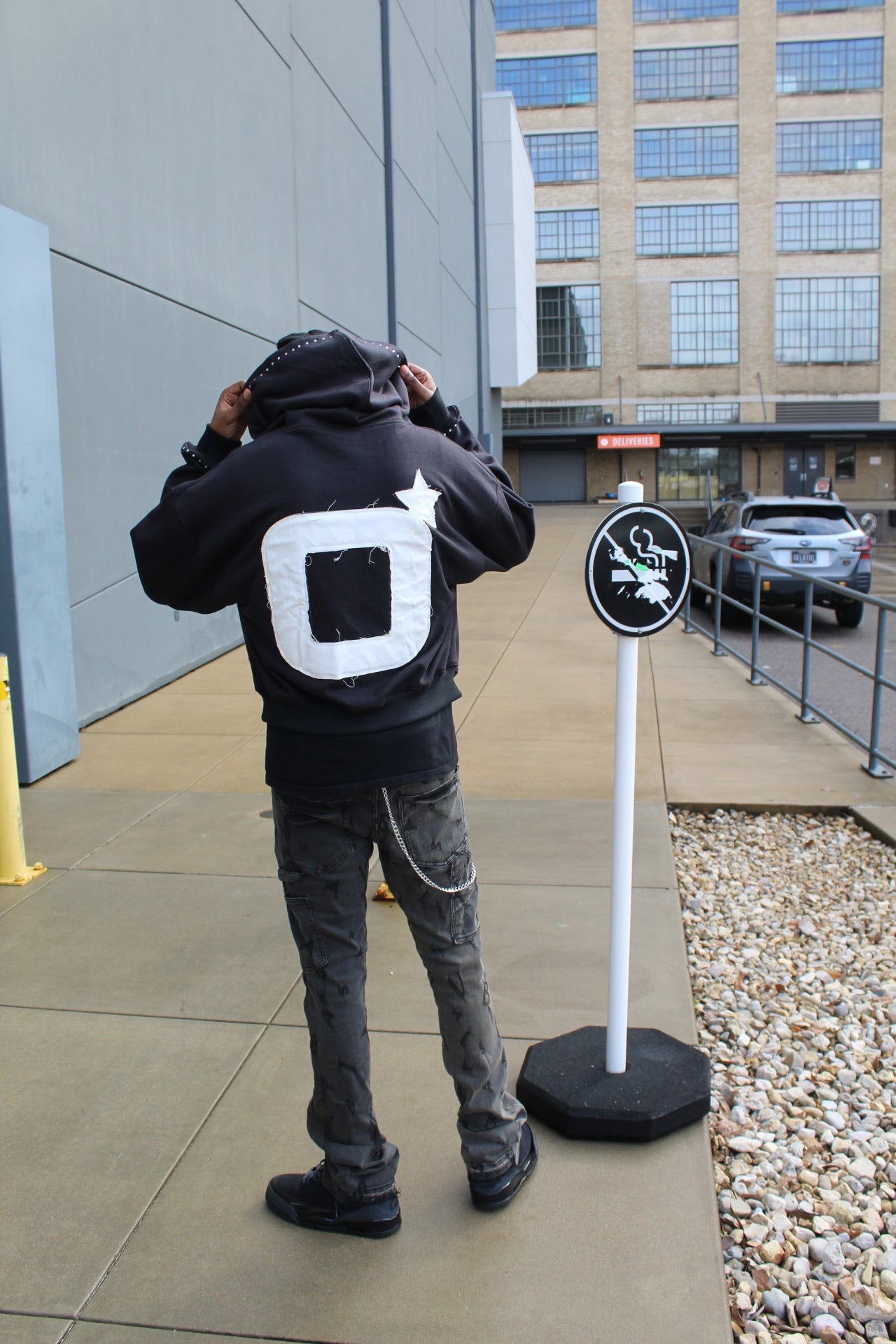 Black “Midnight” Zip Up Jacket